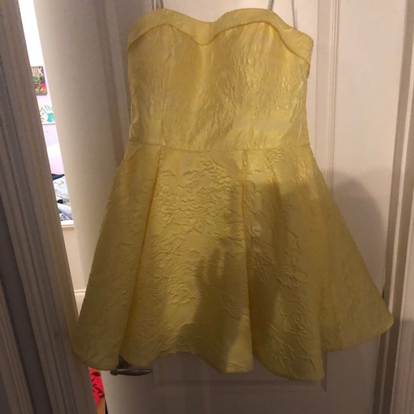 Rachel Allan Yellow Prom/homecoming Dress - Picture 4 of 7